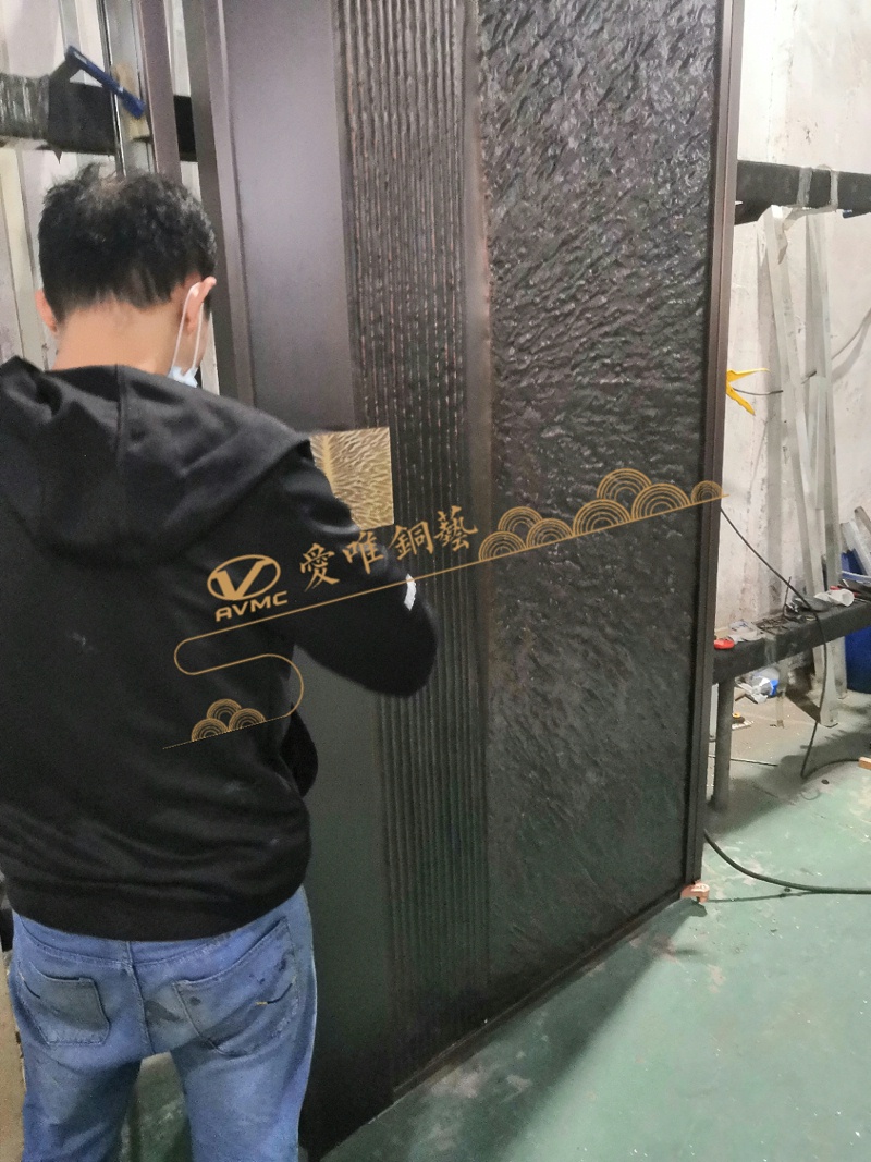 別墅銅門調試 (2)