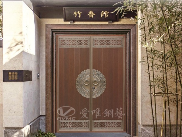 銅門廠家教那你別墅銅門的維護