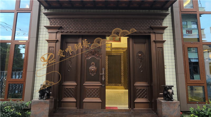別墅銅門(mén)四開(kāi)銅門(mén)