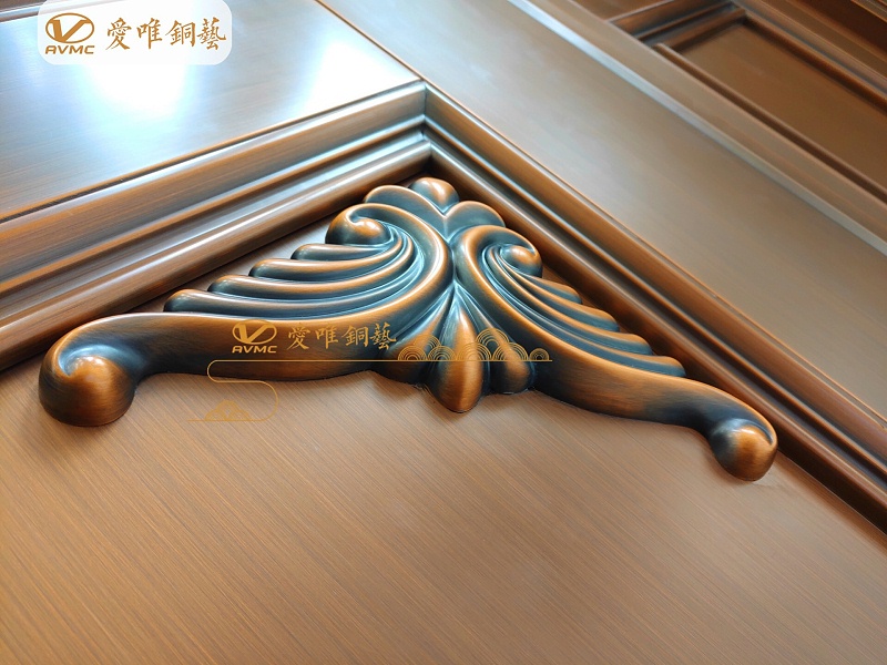 愛唯銅門花件