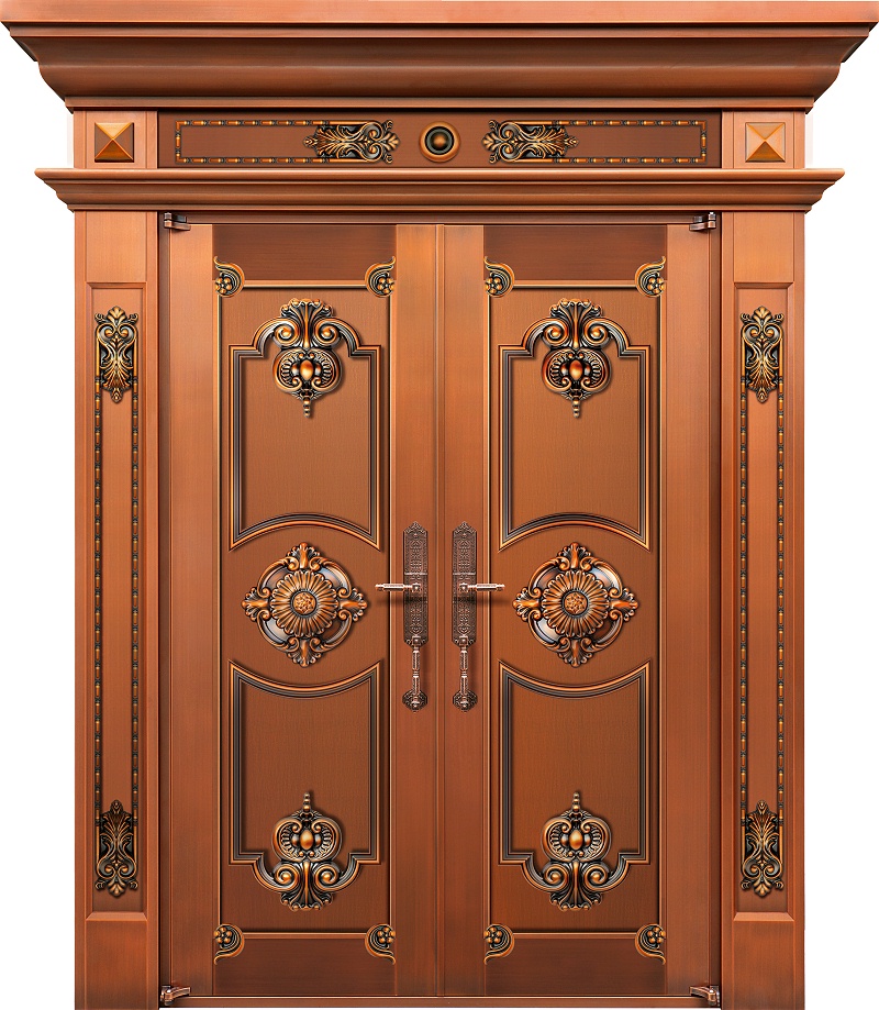 愛唯銅門對開門