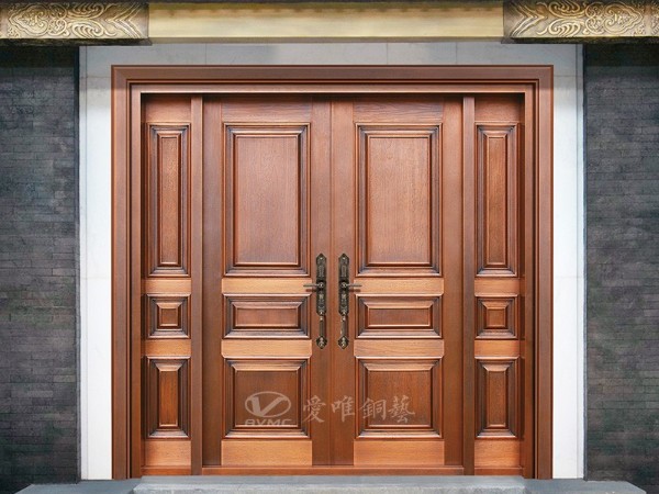 廣東愛(ài)唯銅門從化張總別墅銅門安裝完畢